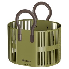 EVER HOUSE 可折疊多用途洗衣籃, 綠色