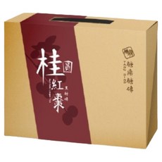 糖鼎 經典黑糖茶磚禮盒 桂圓紅棗, 30g, 12個裝, 1組