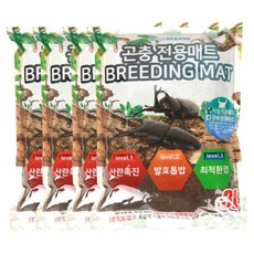 FIVEOCEANS 發酵鍬形蟲墊料 3L, 4個, 混合顏色