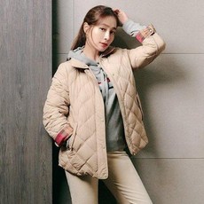 Crocodile 鱷魚 女士短版菱格紋絎縫翻領夾克 CLCWDW201