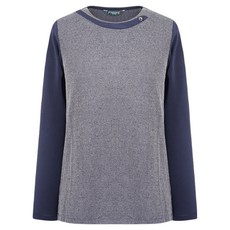 Crocodile 鱷魚 女款緹花圓領長袖T恤 CLCFTS104