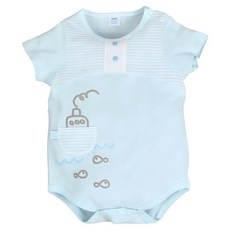 vivibaby 悠游小船短袖包屁衣