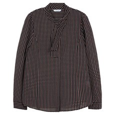 올리비아하슬러 여성용 기하학 스트랩 포인트 블라우스 OHBFBL204