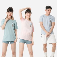 MI MI LEO 台灣製高透氣吸排T恤3件組 C28, 淡綠色 + 淡藍色 + 淡粉色