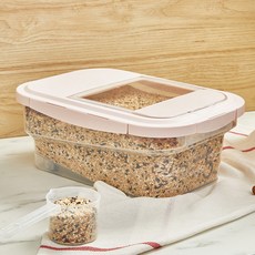 씨밀렉스 라이스 키퍼 계량컵 제습제 5kg, 핑크(캡) + 투명(바디), 1개