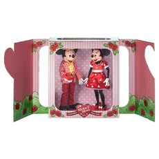 迪士尼商店 米奇與好朋友 情人節 米奇&米妮 公仔套組, 1套