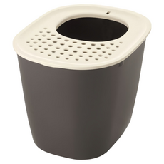 Richell 拉普蕾不沾沙貓廁所, 1個, 摩登灰