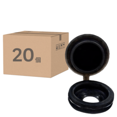 螺絲帽蓋 黑色, 20個