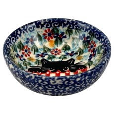 Cerraf 波蘭陶 黑貓花園系列 醬料小碗 7cm, 1個, 混合顏色