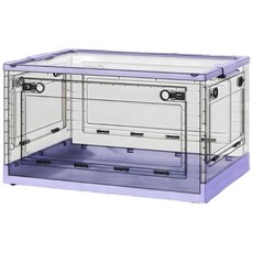 ONE HOUSE 五開門特大折疊收納箱 72L OH-Q250-A3, 淺紫色, 1個