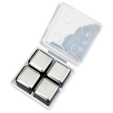 304速凍不兌水不鏽鋼冰塊4件組, 1套