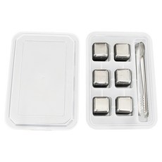 304速凍不兌水不鏽鋼冰塊6件組, 1套