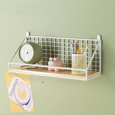 라라데이 모던 벽선반, 화이트 팬스, 1단