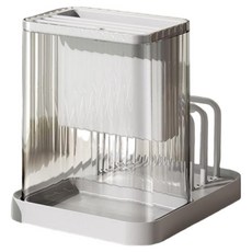 Couselect 多功能廚房刀架 收納組合架, 高級灰, 1個