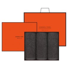 Songwol 松月 Point40 200g 40支精梳棉 3入 + 提袋, 灰色, 1套