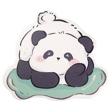cooshoong 熊貓熊可愛電競滑鼠墊, 1個, PDPD02