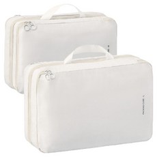 Life GONGyOU 零體積瞬收旅行用壓縮袋 2件組 淺米色, 1套, 1入