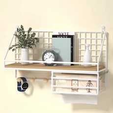 라라데이 모던 벽선반, 화이트, 1단