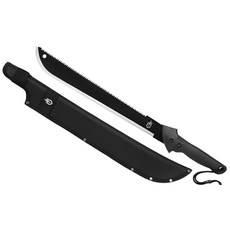 GERBER Gator 戶外露營切鋸雙功能鱷魚柄掃刀 31-002447, 1個, 黑色