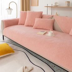 Mini嚴選 北歐風冬季保暖羊羔絨沙發墊 三人座