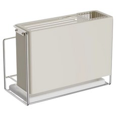 Couselect 奶油風廚房刀架 多功能收納架, 1個, 奶油白