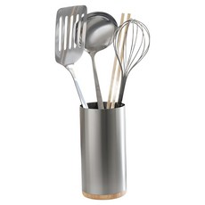 Arnest 不鏽鋼餐具收納筒, 1個, 銀色