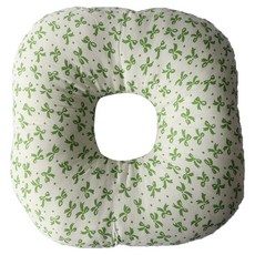 Soulrich 耳洞專用安睡枕, 1個, 綠色緞帶