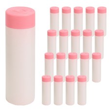 Igeodat 附束繩便利多用途及回收塑膠袋 白底亮粉色束繩, 20個, 17L