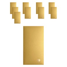 Daylist 愛心聘禮信封, 10個, 金色