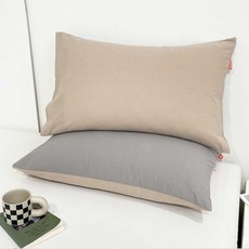 루셀리아 프리미엄 코튼 양면 베개커버