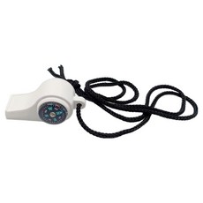 핏기어 나침반 겸용 호루라기, 화이트, 1개