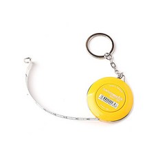 동대문단추왕 피코 고급형 휴대용 열쇠고리 원터치 자동 줄자 랜덤발송, 1개, 150cm