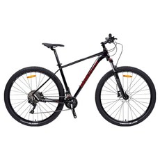휠러 프로빅200 MTB 알루미늄 디스크 브레이크 14.5kg 신장 170cm~185cm 방문설치, 블랙레드, 180cm, 1개