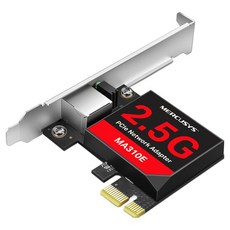 MERCUSYS 水星網路 2.5 Gbps PCIe 網路介面卡 網卡, 1個, MA310E