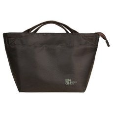 SMQH 簡約手拎便當包, 1個, 雅丹棕