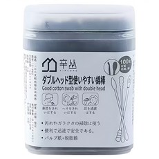 耳道專用雙頭棉花棒 隨機出貨, 1個, 300個裝