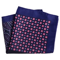 Marketpia 男士西裝復古方形口袋巾