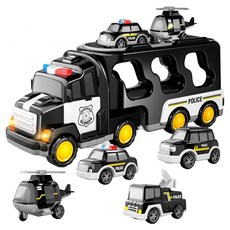 Jumon警察車卡車玩具玩具, 1個, 混色