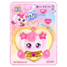 Shooting Star 奇妙萌可 心形粉盒 哈啾萌可 兒童糖果, 1個, 草莓味, 10g