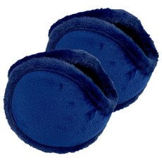 Welpick 運動加厚保暖耳罩, 深藍色加厚, 2個