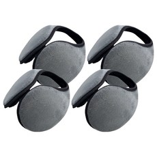 WELLFIC 運動防寒保暖耳罩, 灰色, 4個