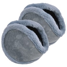 Welpick 運動加厚保暖耳罩, 灰色加厚, 2個