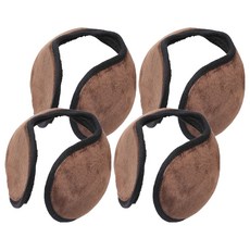 Well-pick 運動冬季保暖耳罩, 4個, 棕色