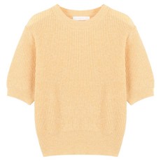 에이비에프지 여성용 울 블랜드 데일리 숏 니트 반팔 티셔츠 AFX4HW43