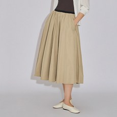 SHESMISS 女款抓皺鬆緊帶傘裙 SWWSKO31050