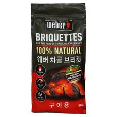 웨버 차콜 브리켓, 5kg, 1개