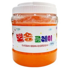 티니월드 뽀송클레이, 주황, 500g, 1개