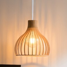 히트조명 우드함 펜던트 식탁 인테리어 조명 B타입 D26441BWH, 베이지(조명), 화이트(전선)