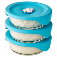 LocknLock 樂扣樂扣 哆啦A夢 即食飯盒, 3個, 355ml