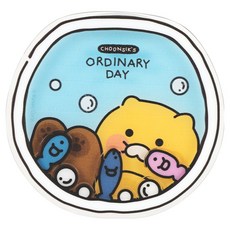 KAKAO FRIENDS 春植 魚缸 MagSafe 搖搖動態手機支架 MagGrip, 圓形, 1個